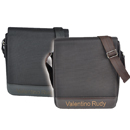 Valentino Rudy 直立側背包(黑/咖啡色)