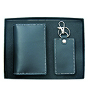 證件夾+鑰匙圈禮盒 (黑色或原色)