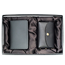 零錢包+名片夾禮盒  (黑色或原色)